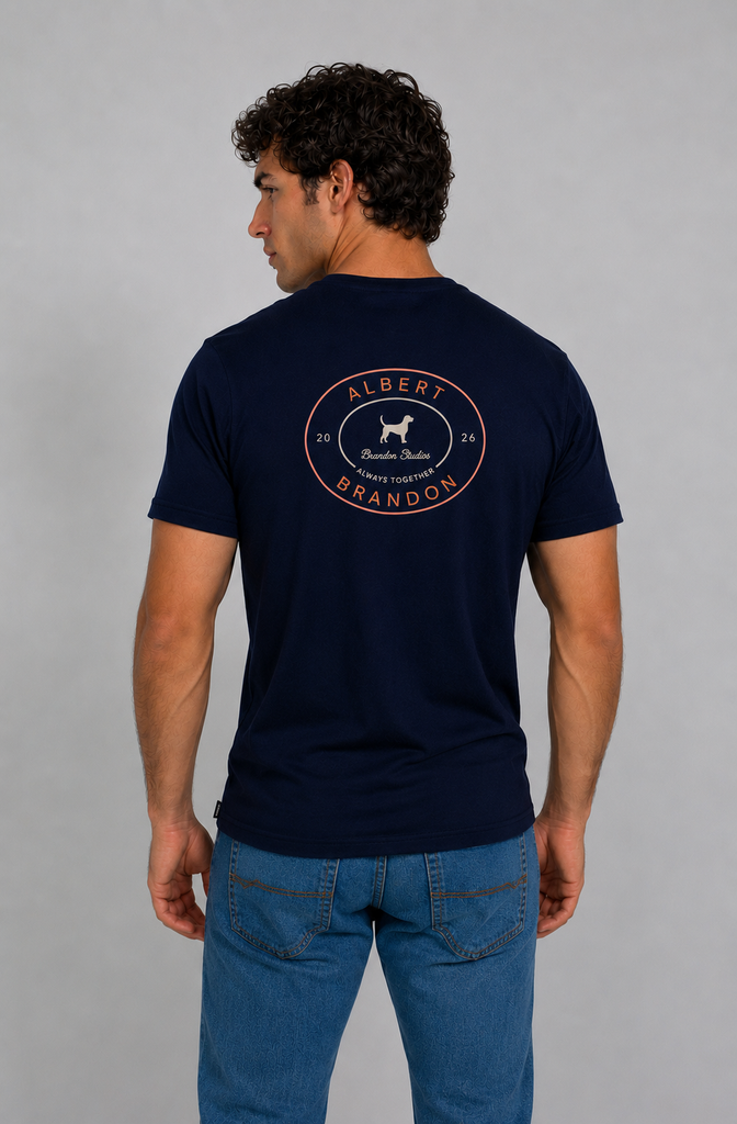 Camiseta brandon studios marino