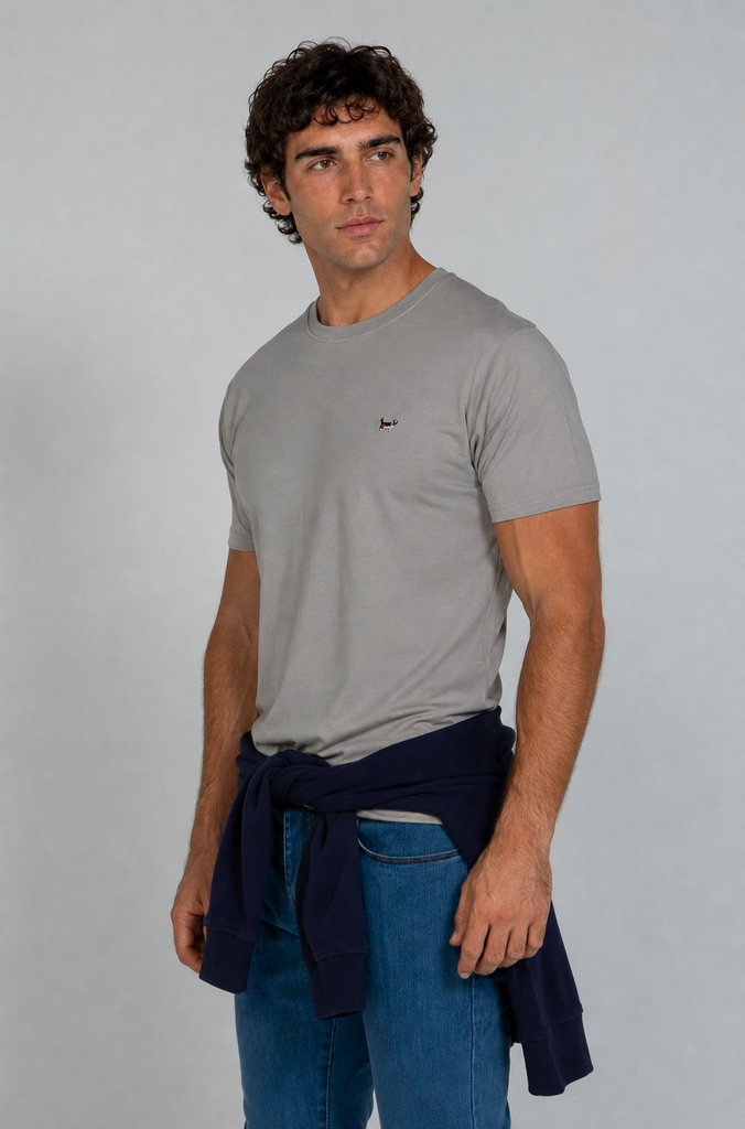 Camiseta brandon studios gris claro