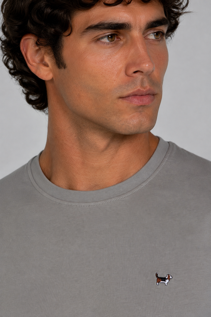 Camiseta brandon studios gris claro