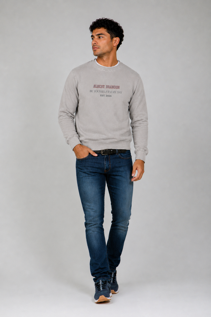 Sudadera vintage brandon be yourself piedra