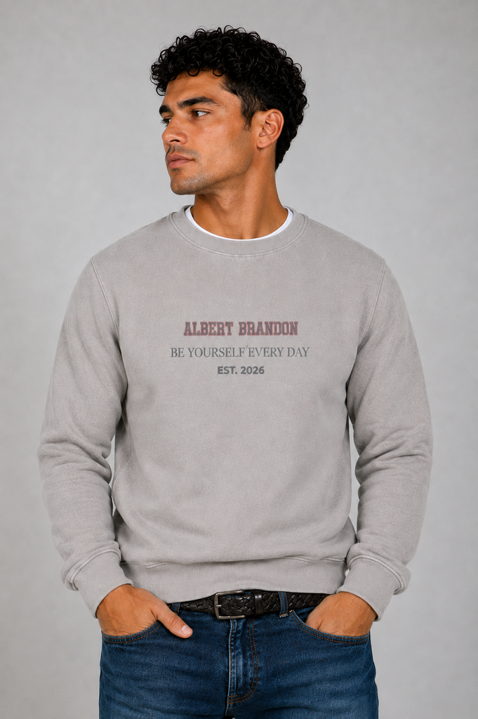 Sudadera vintage brandon be yourself piedra