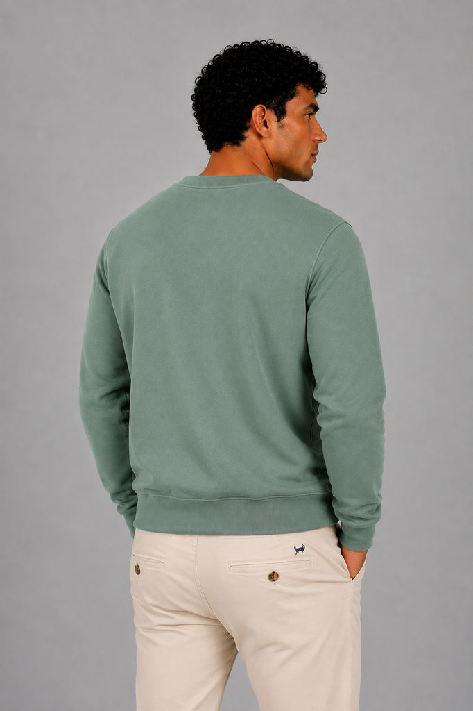 Sudadera vintage brandon greenwich meridian green