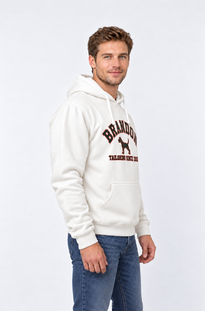 Sudadera Brandon tailoring blanco roto