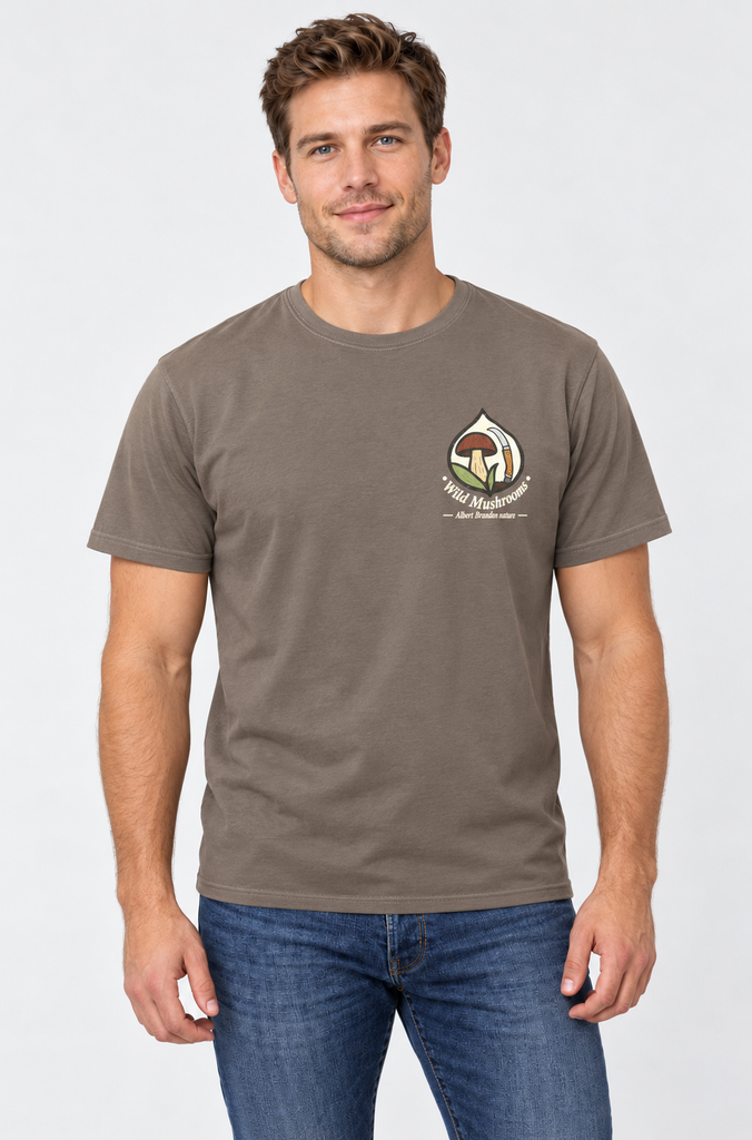 Camiseta Brandon nature nogal medio