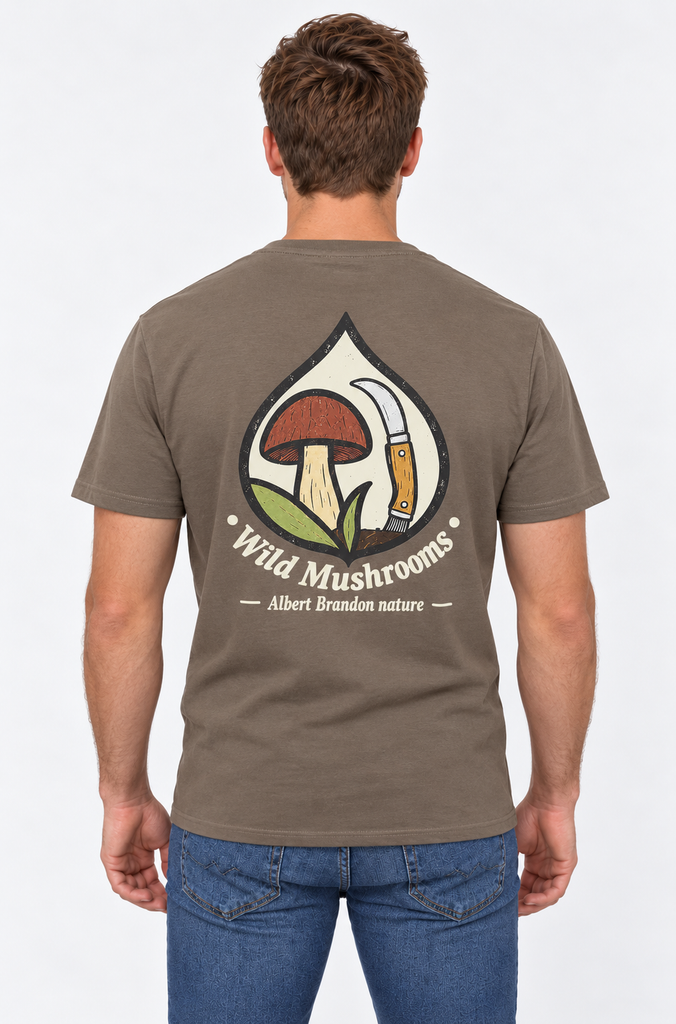 Camiseta Brandon nature nogal medio