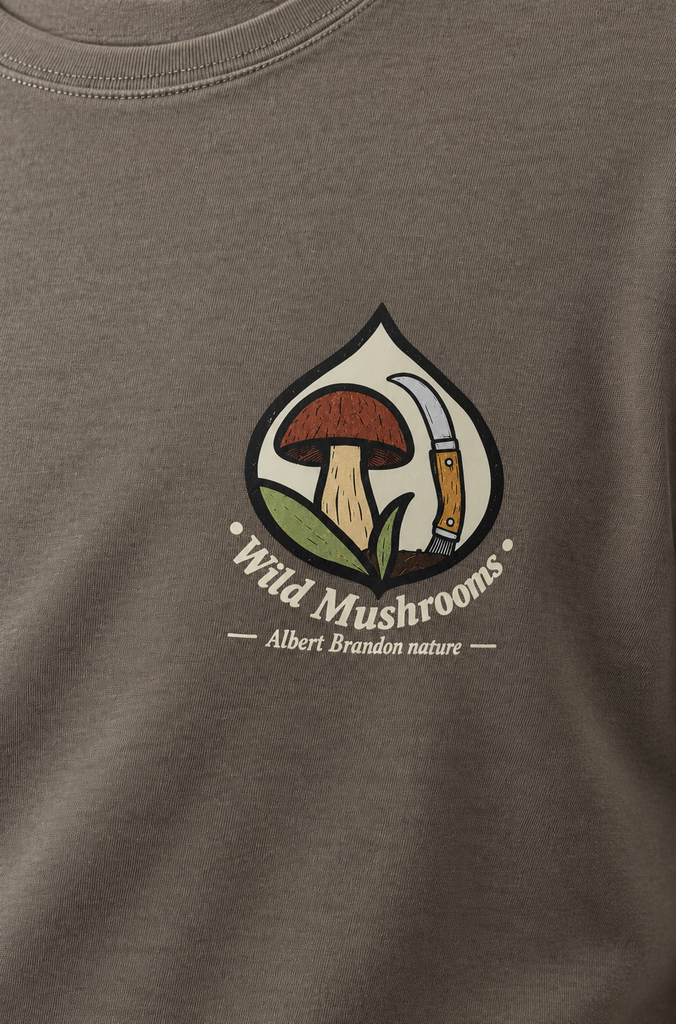 Camiseta Brandon nature nogal medio