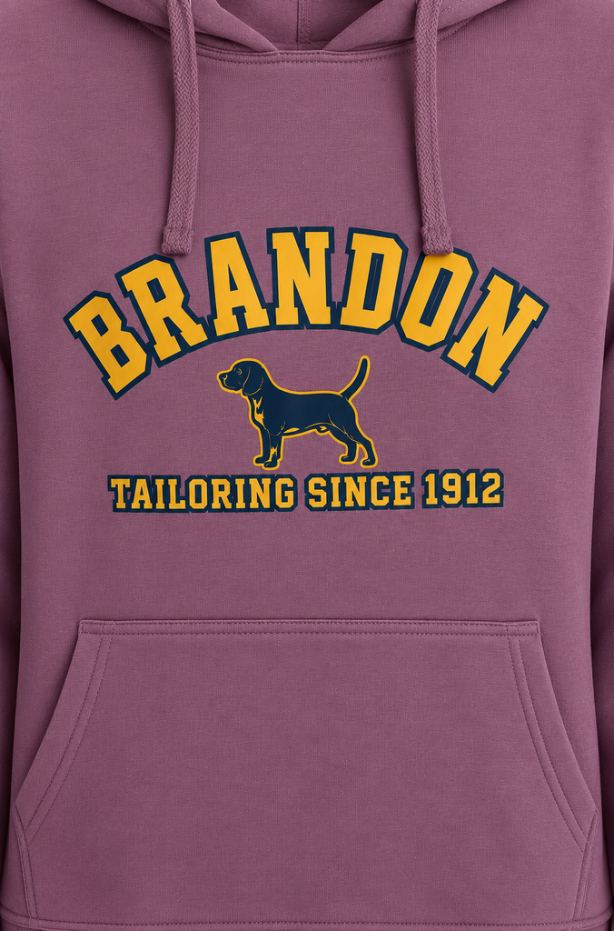 Sudadera Brandon tailoring mauve bajo
