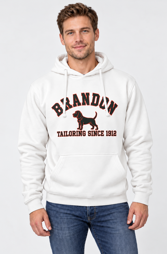 Sudadera Brandon tailoring blanco roto