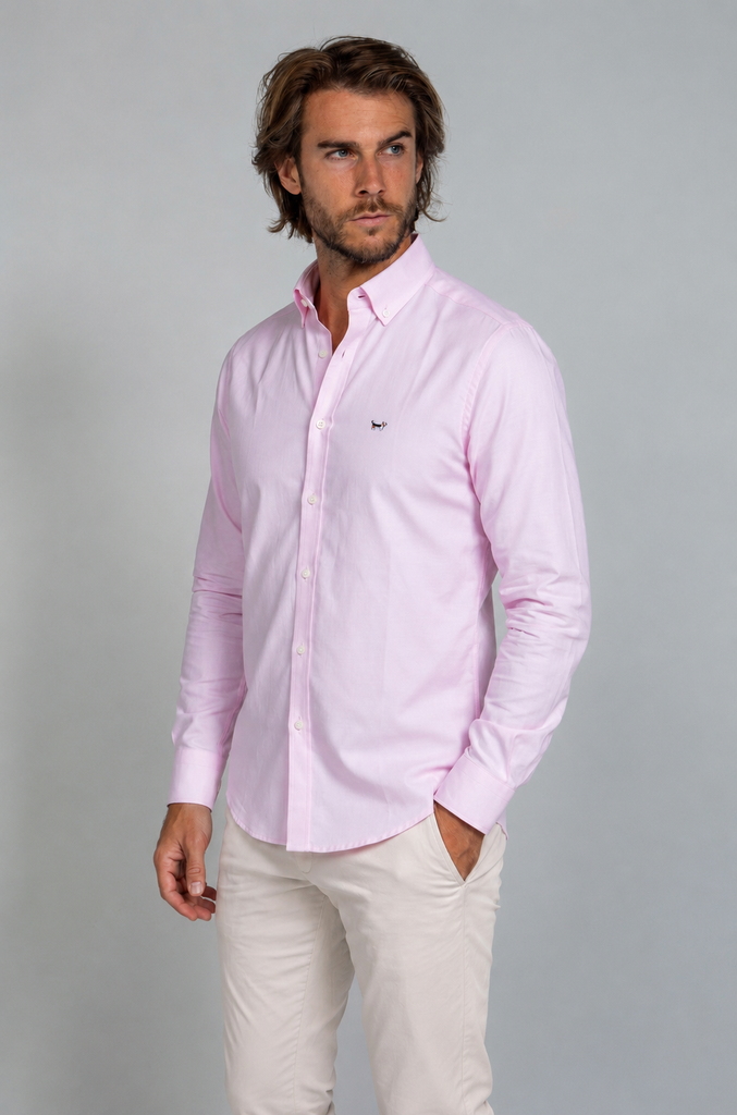 Camisa Pinpoint Rosa
