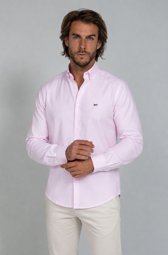 Camisa Pinpoint Rosa