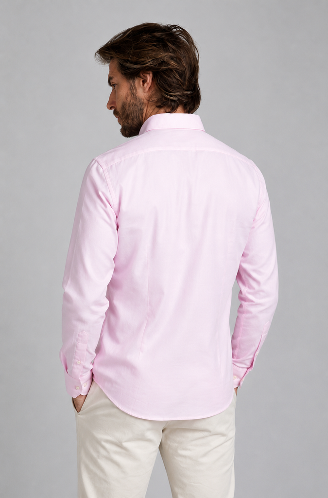 Camisa Pinpoint Rosa