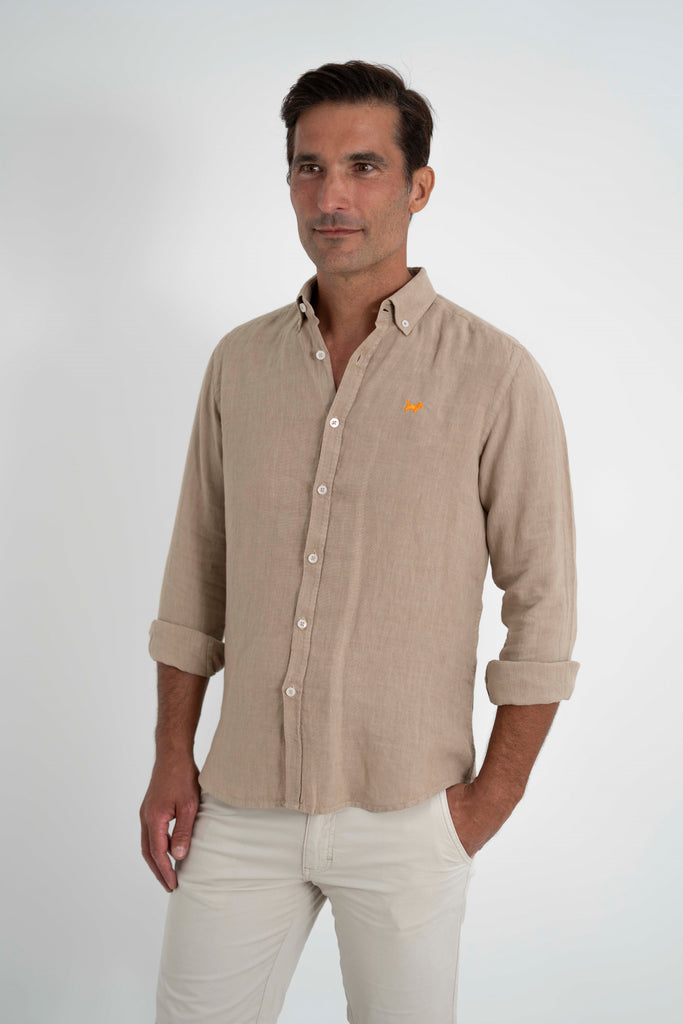 Camisa Milano Premium 100% Kaki