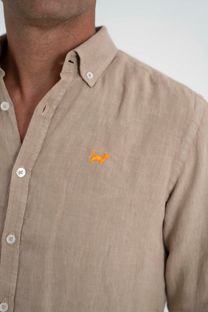 Camisa Milano Premium 100% Kaki