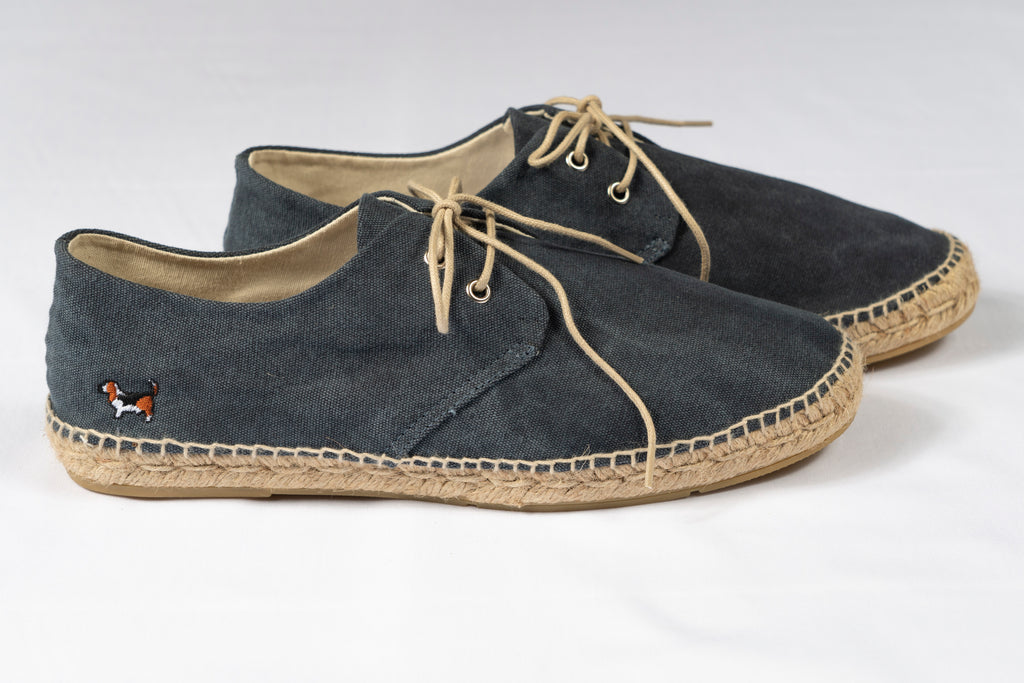 Alpargata Cordones Marino Albert Brandon