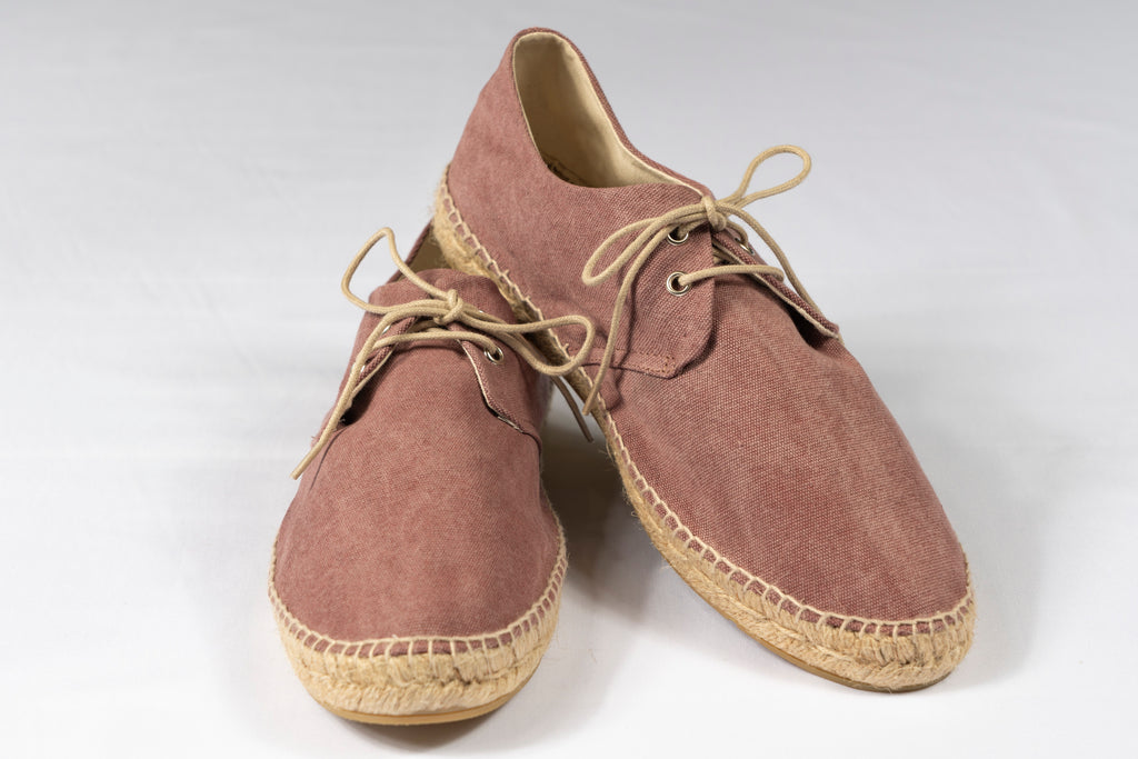 Alpargata Blucher Cordones Vino