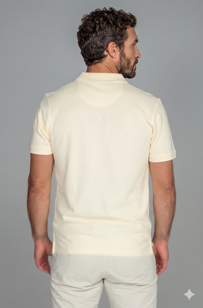 Polo Básico Brandon Amarillo Palo