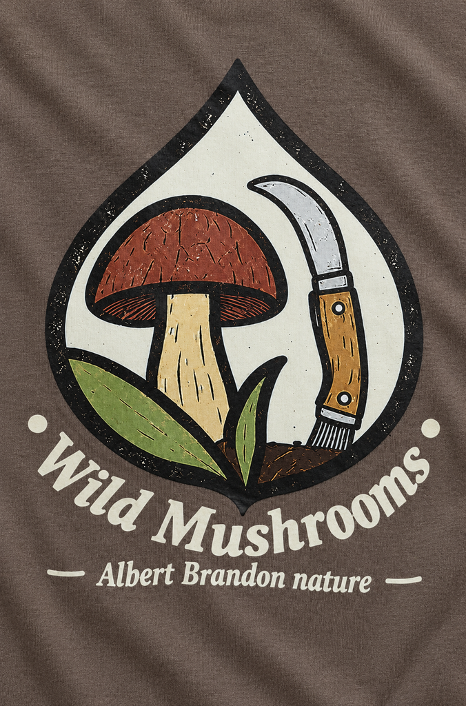 Camiseta Brandon nature nogal medio