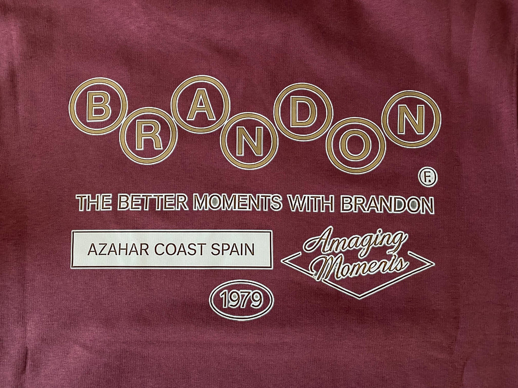 Sudadera Brandon exclusive burdeos