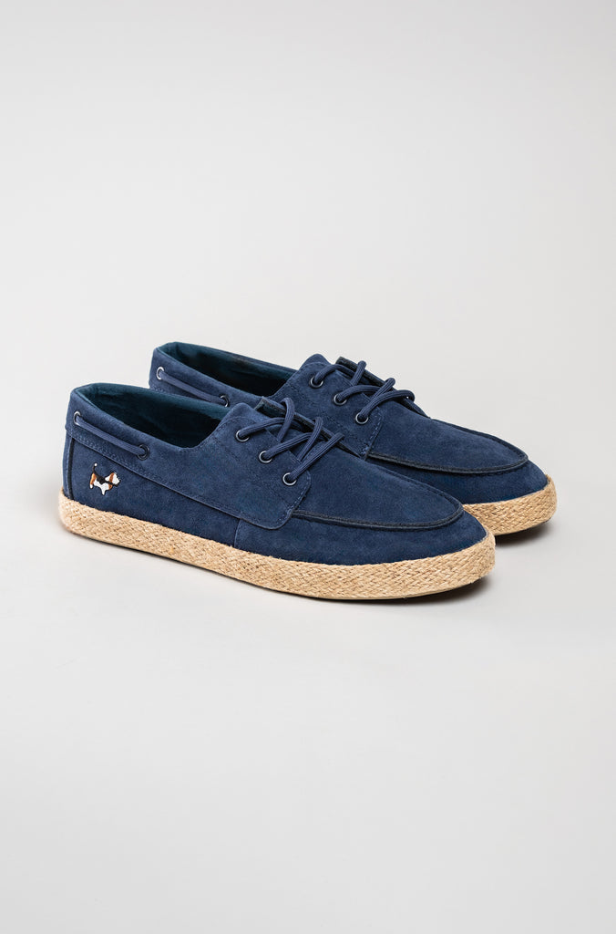 Alpargata Nautica Serraje Azul A.Brandon