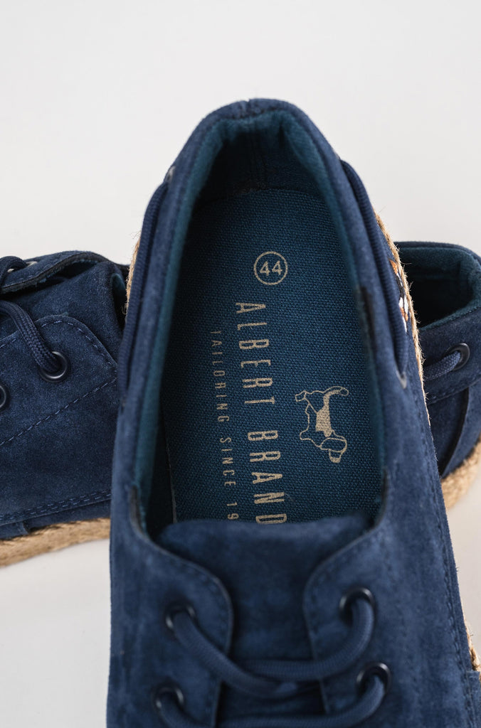 Alpargata Nautica Serraje Azul A.Brandon