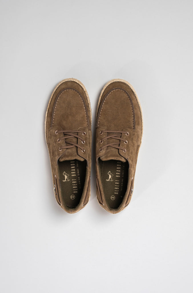 Alpargata Nautica Serraje Kaki A.Brandon