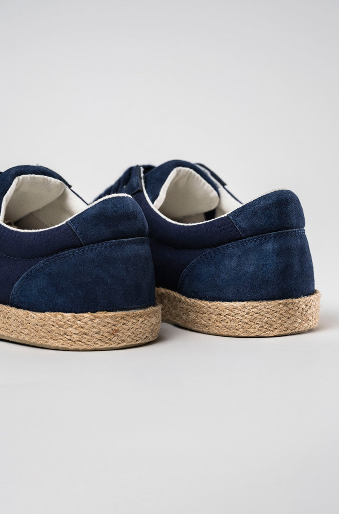 Zapatilla Yute Marino con Cordón