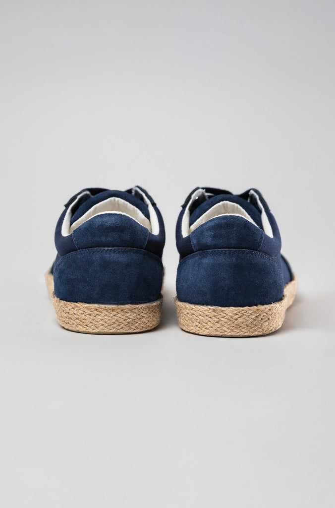 Zapatilla Yute Marino con Cordón