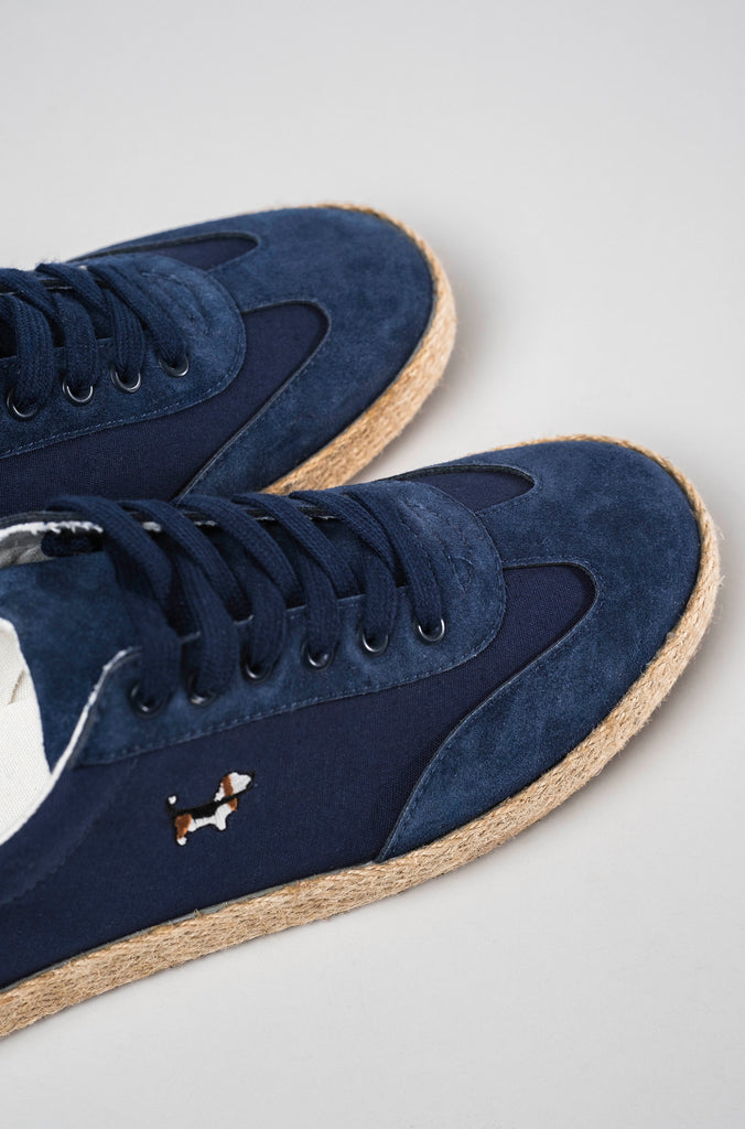 Zapatilla Yute Marino con Cordón