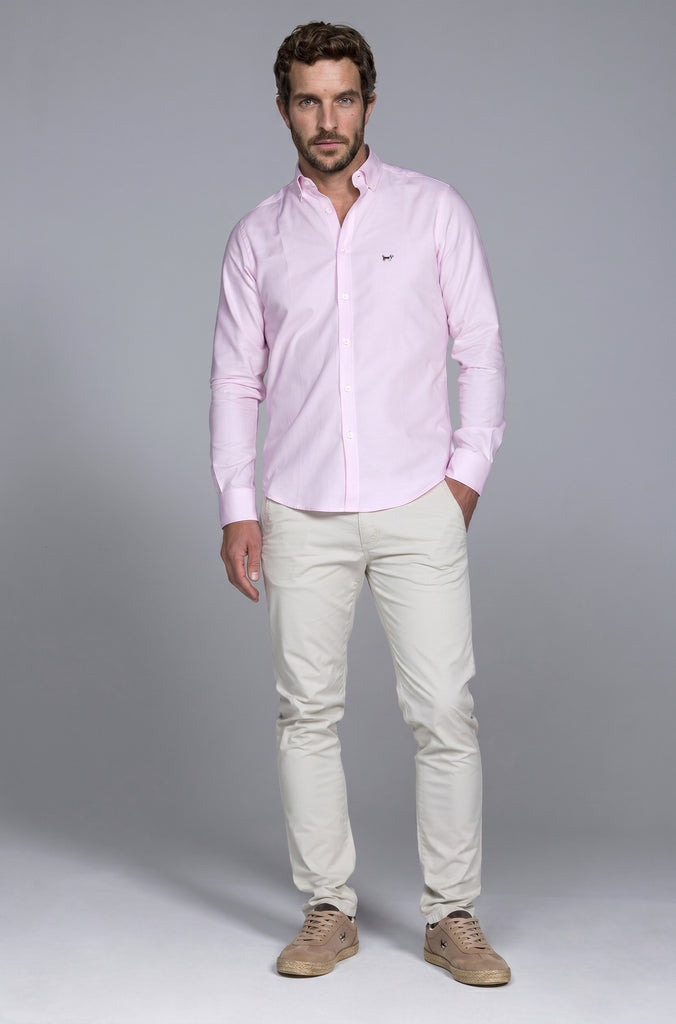 Camisa Pinpoint Rosa