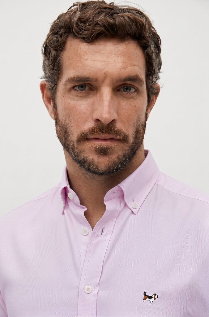 Camisa Pinpoint Rosa