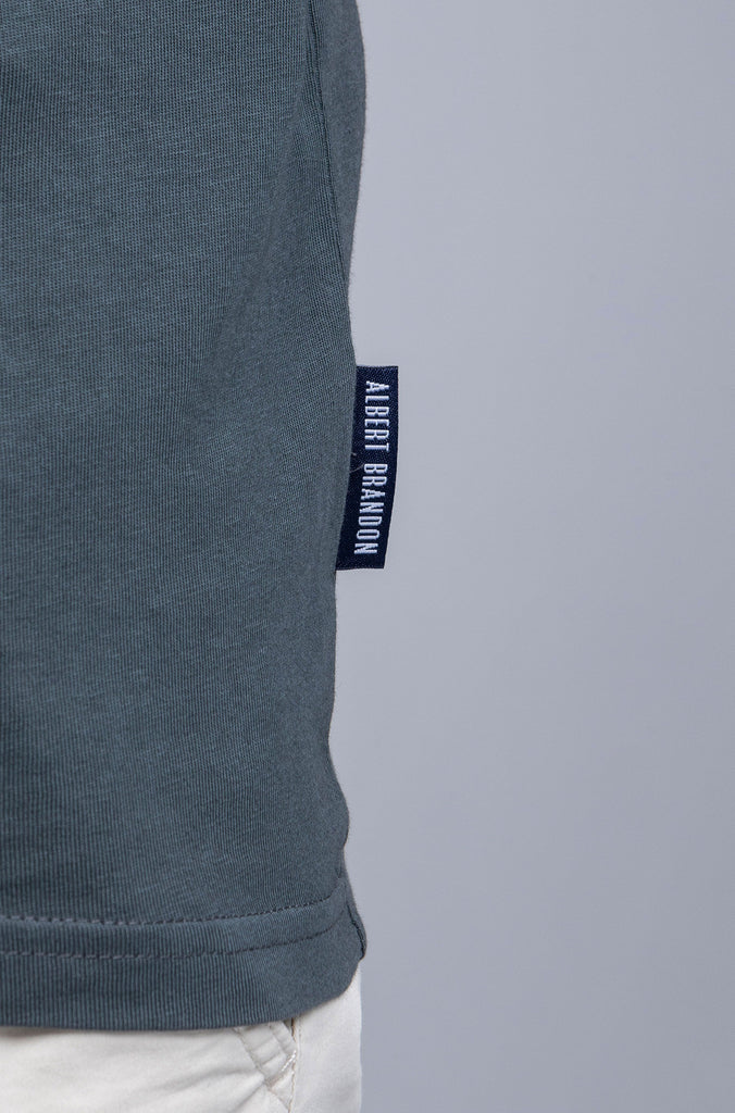 Camiseta desgastada brandon creative gris oscuro