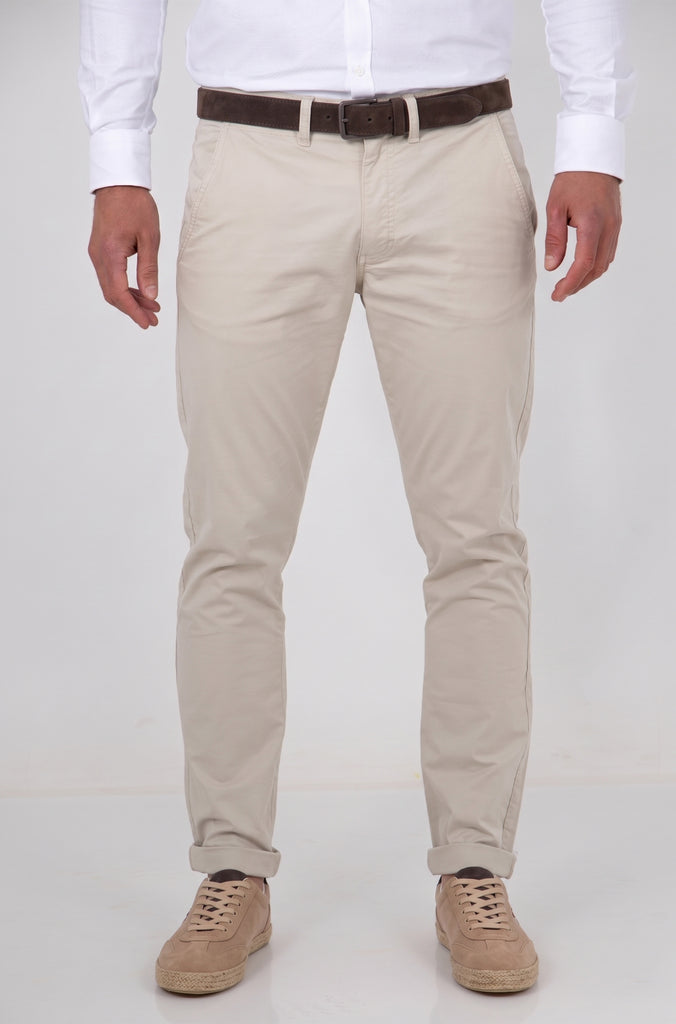 Pantalón Básico Elástico Piedra