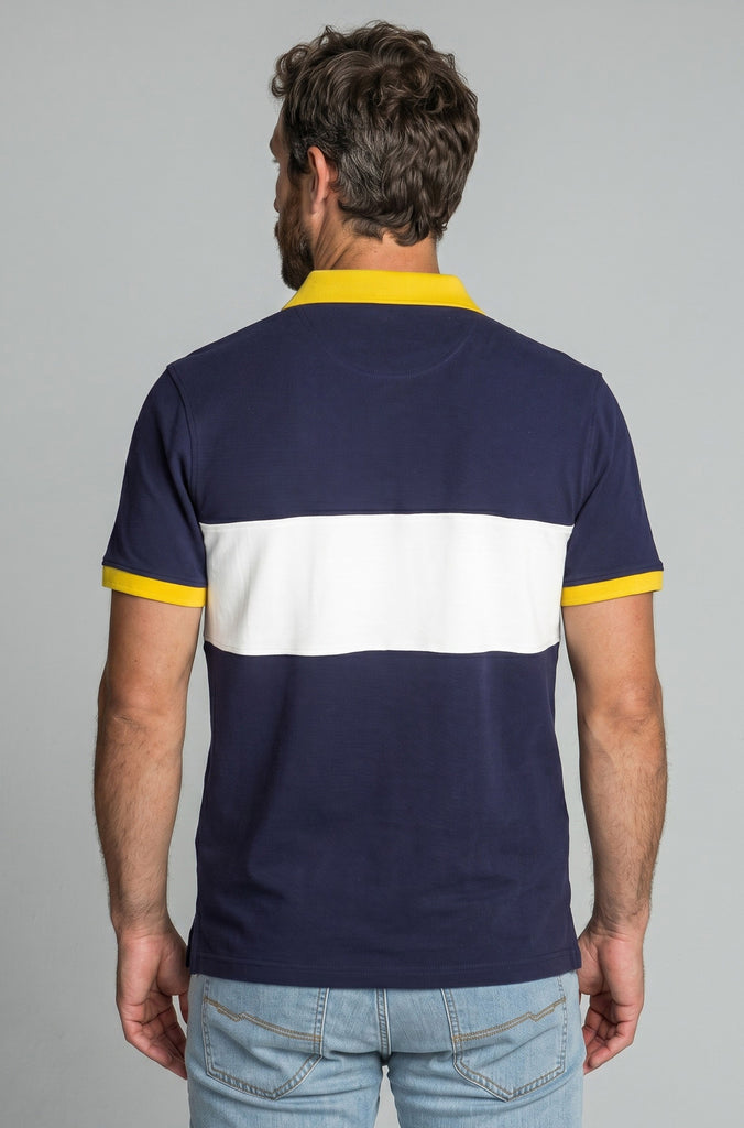 Polo Rugby Marino Combinado