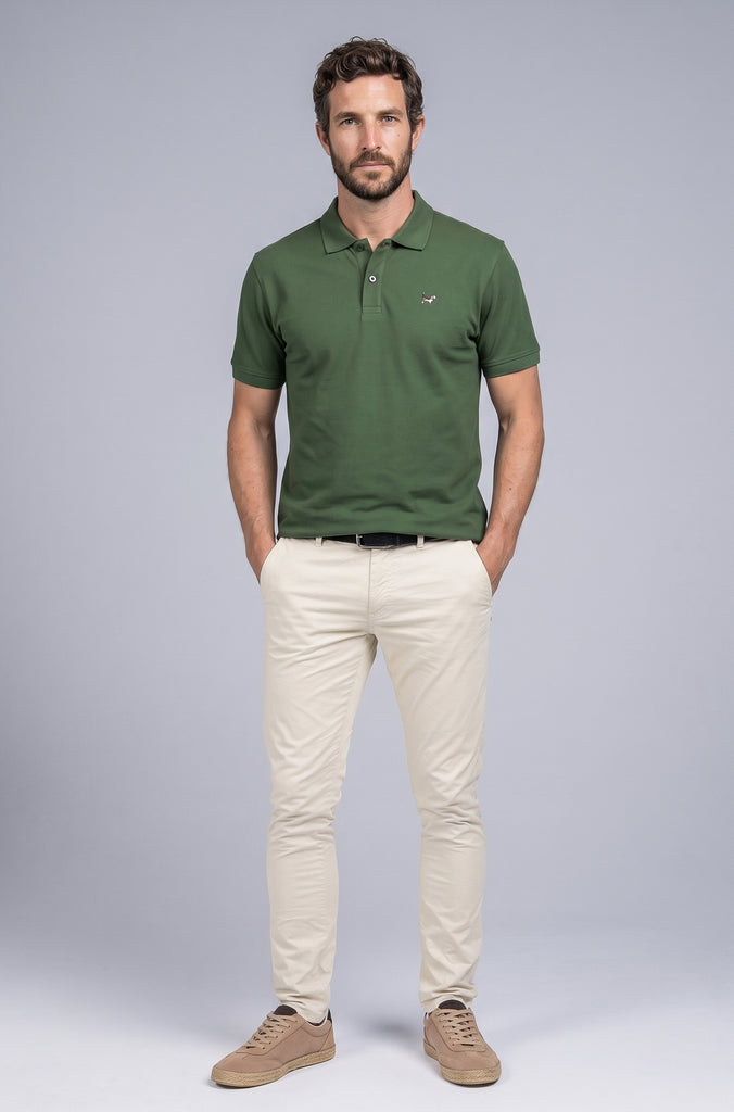 Polo Básico Brandon Verde Medio