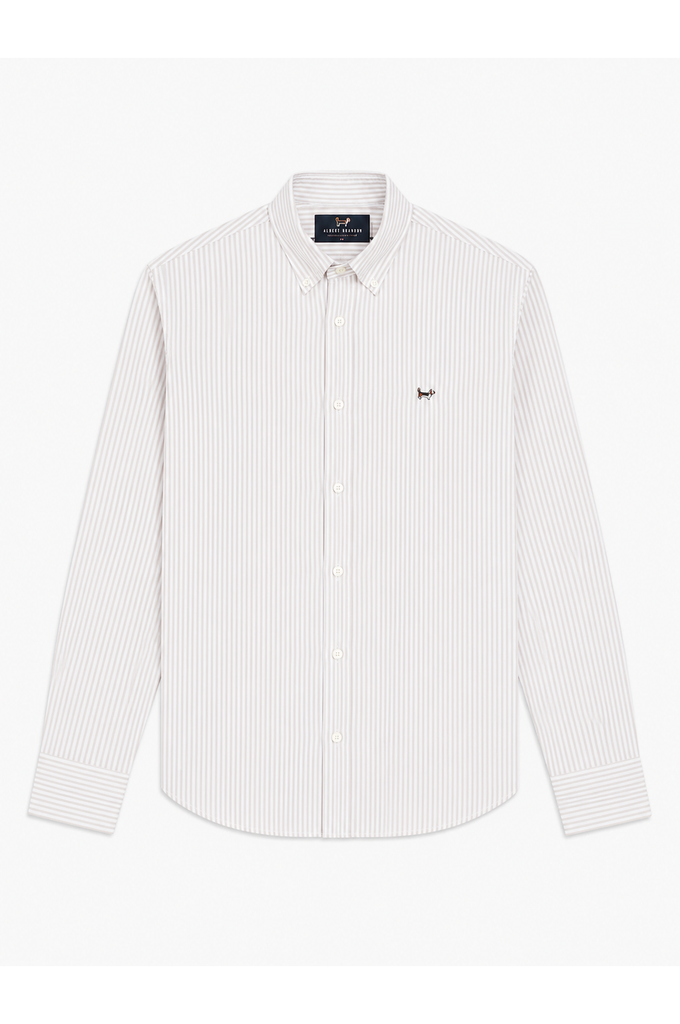 Camisa Raya Oxford Suavizada Piedra