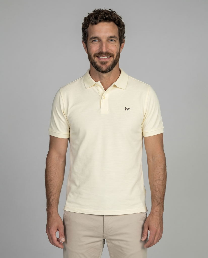 Polo Básico Brandon Amarillo Palo