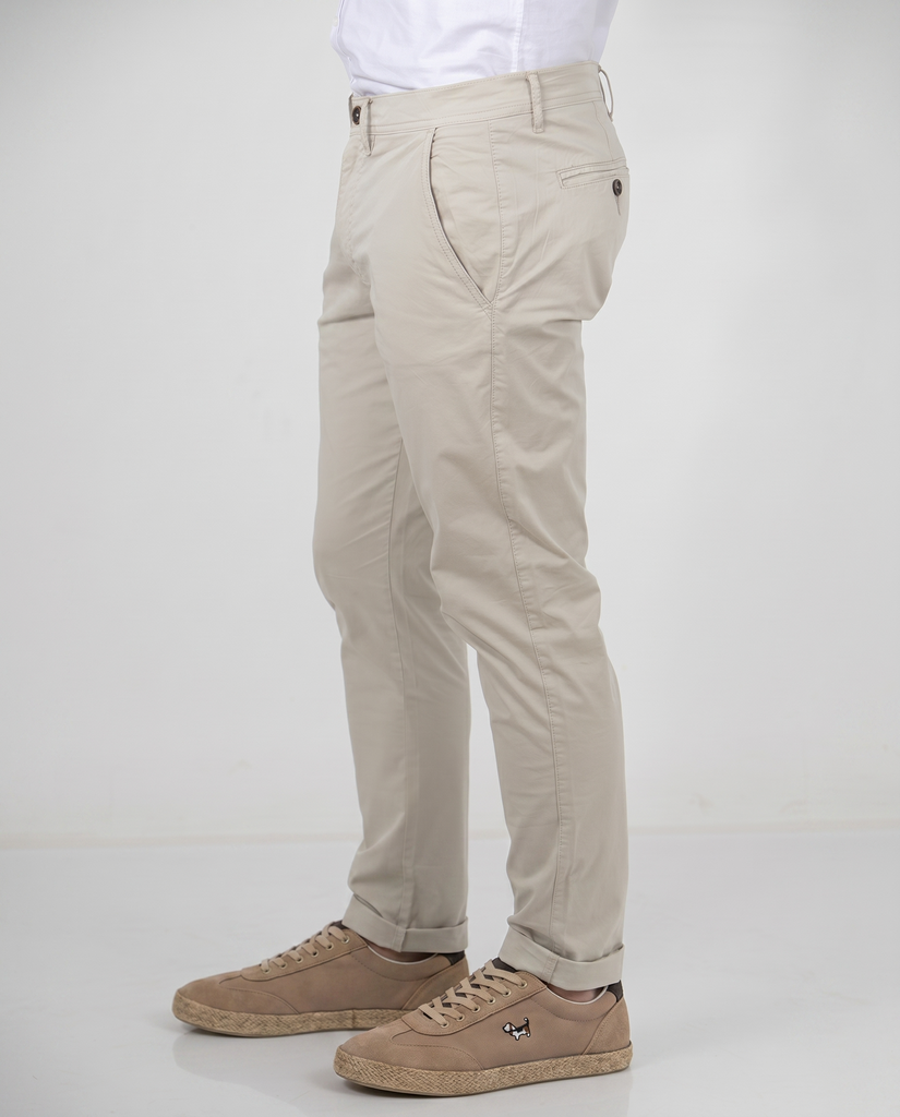 Pantalón Básico Elástico Piedra