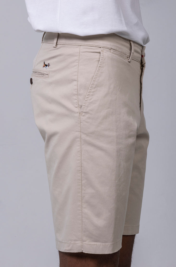 Bermuda Cerdeña Elástica Beige