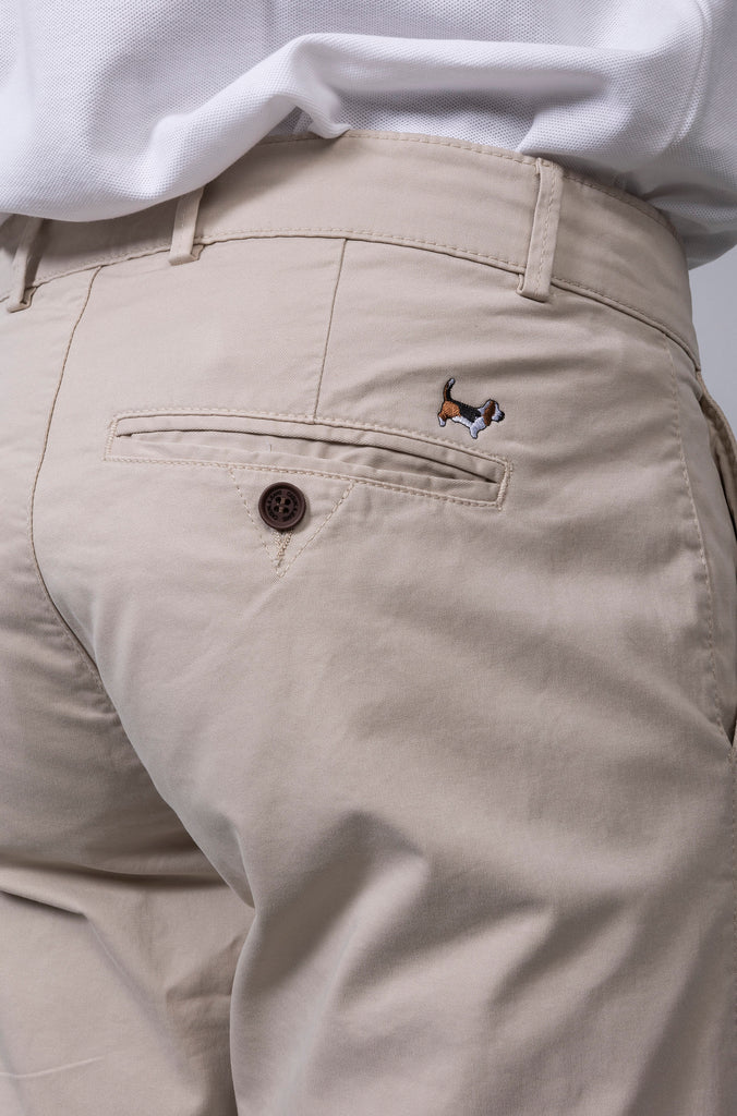 Bermuda Cerdeña Elástica Beige