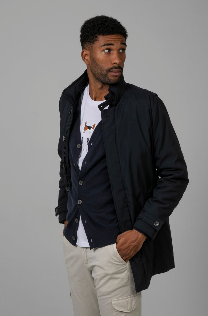 Chaquetón Gabardina Marino