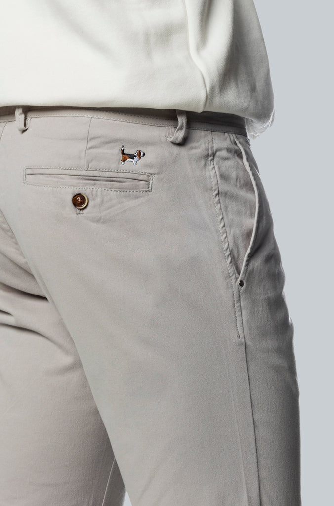 Pantalón Chino Sicilia CUSTOM Fit Color Perla