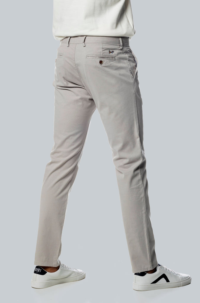Pantalón Chino Sicilia CUSTOM Fit Color Perla