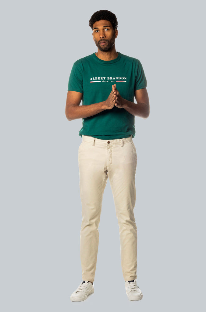 Pantalón Chino Sicilia CUSTOM Fit Color Piedra